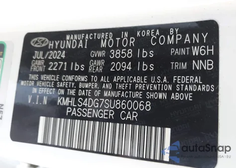 2025 Hyundai Elantra Sel Convenience from USA, damaged, VIN KMHLS4DG7SU860068